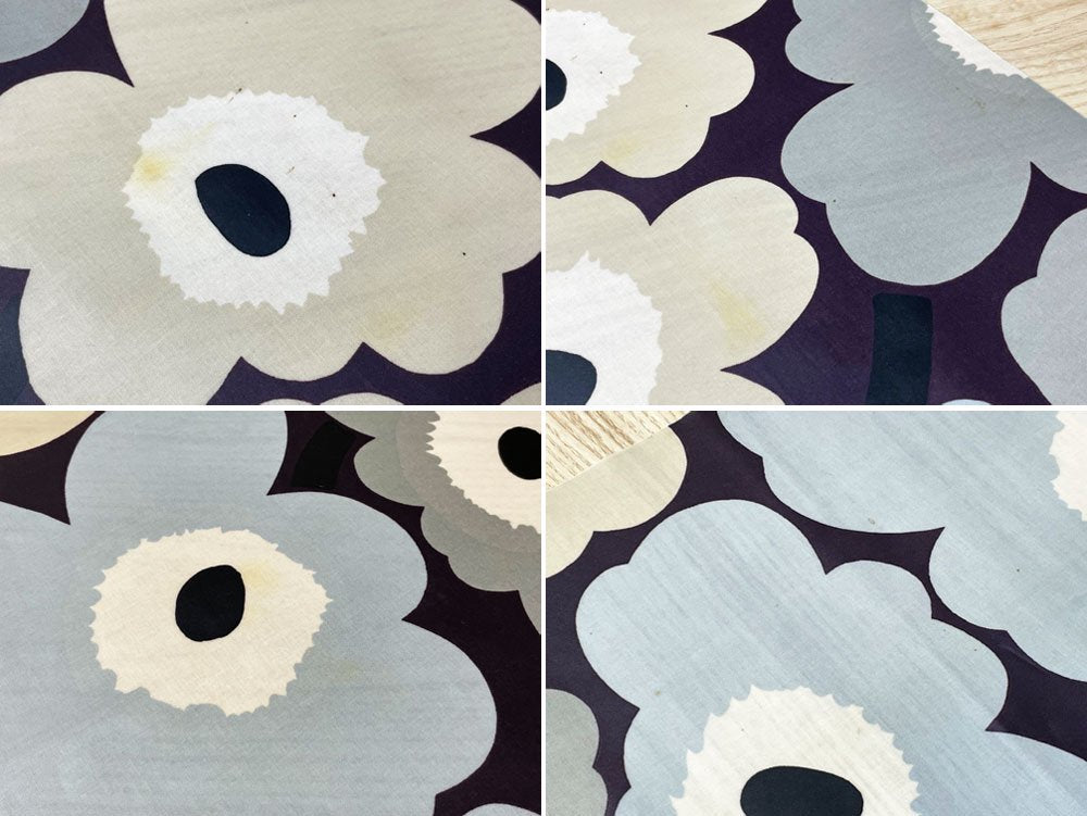 マリメッコ marimekko ピエニウニッコ2 PIENIUNIKKO2 ファブリック 146×118cm 撥水加工 パープル グレー 廃番カラー マイヤ・イソラ フィンランド ●