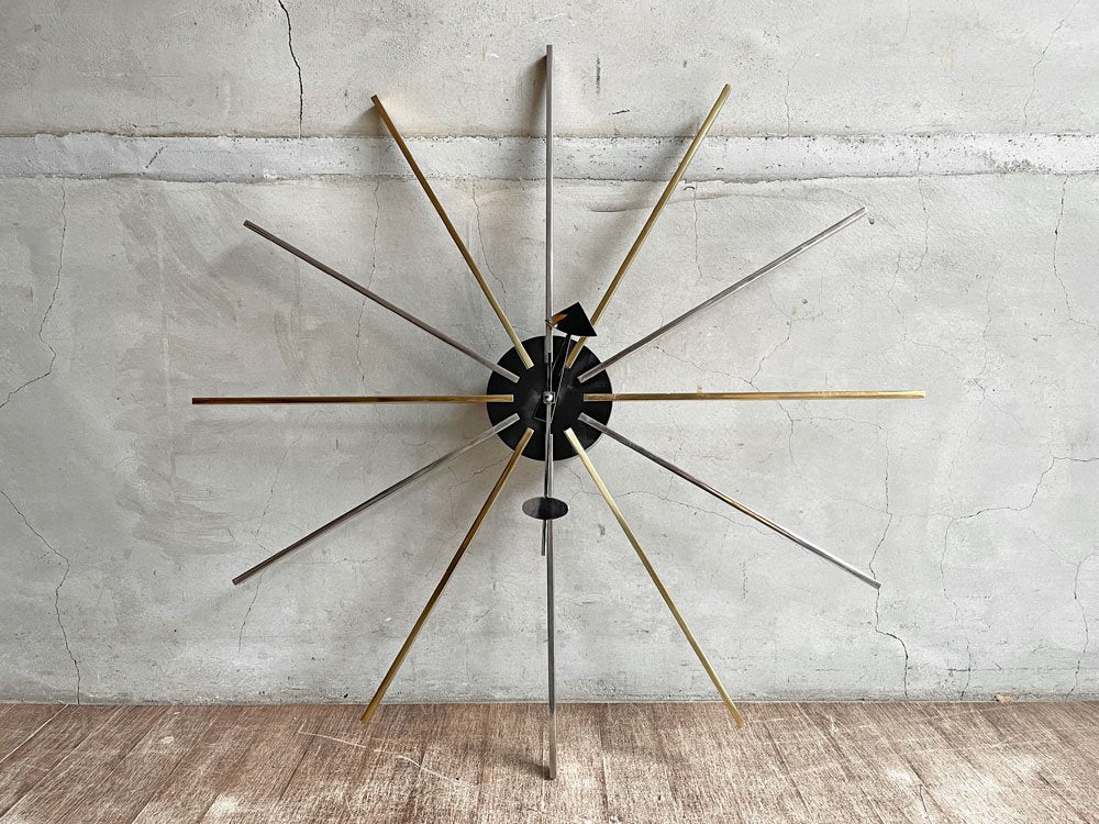 ヴィトラ vitra スタークロック Star Clock ウォールクロック 壁掛け時計 ジョージ・ネルソン ミッドセンチュリー 定価\66,000- ♪