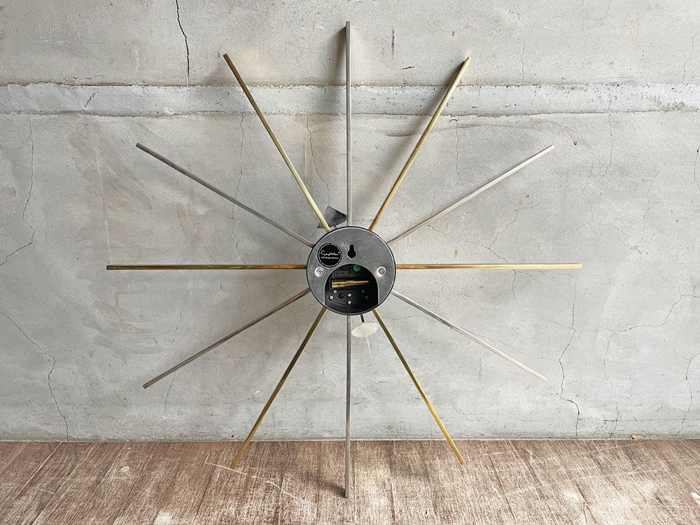 ヴィトラ vitra スタークロック Star Clock ウォールクロック 壁掛け時計 ジョージ・ネルソン ミッドセンチュリー 定価\66,000- ♪