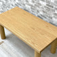 無印良品 MUJI 板と脚でできた木製テーブル ローテーブル オーク無垢集成材 定価￥27,900- ●