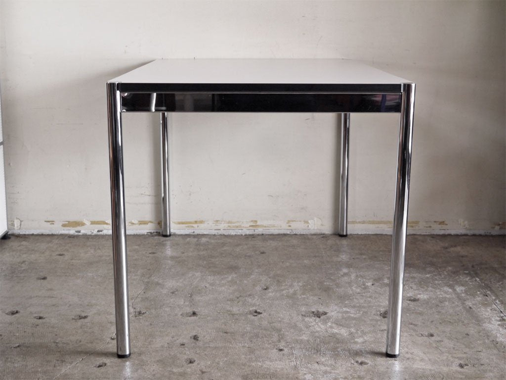 USMハラー USM Haller モジュラーファニチャー Modular Furniture ハラーテーブル ワークデスク W125cm ホワイトラミネート天板 ■