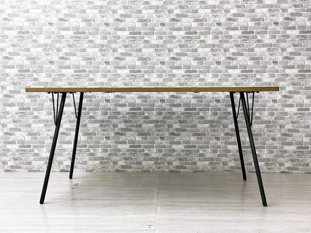 アクメファニチャー ACME Furniture グランビュー GRANDVIEW ダイニングテーブル オーク無垢材 スチール Mサイズ インダストリアル W150cm 定価￥91,300- ●
