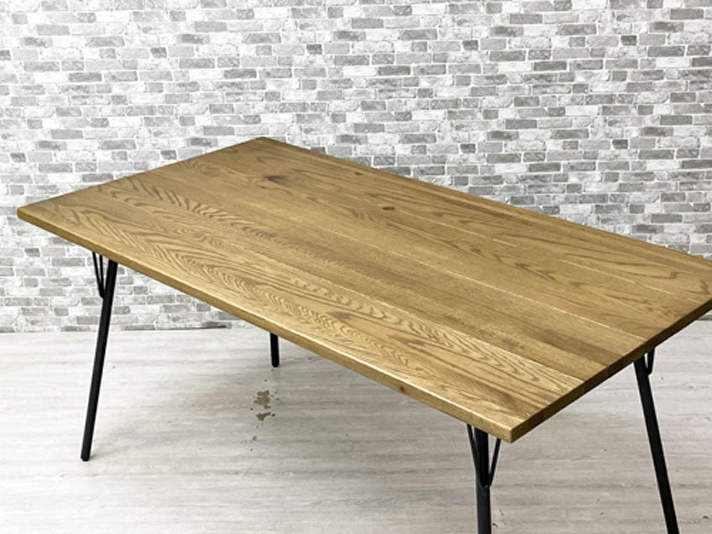 アクメファニチャー ACME Furniture グランビュー GRANDVIEW ダイニングテーブル オーク無垢材 スチール Mサイズ インダストリアル W150cm 定価￥91,300- ●