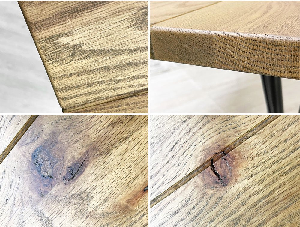 アクメファニチャー ACME Furniture グランビュー GRANDVIEW ダイニングテーブル オーク無垢材 スチール Mサイズ インダストリアル W150cm 定価￥91,300- ●