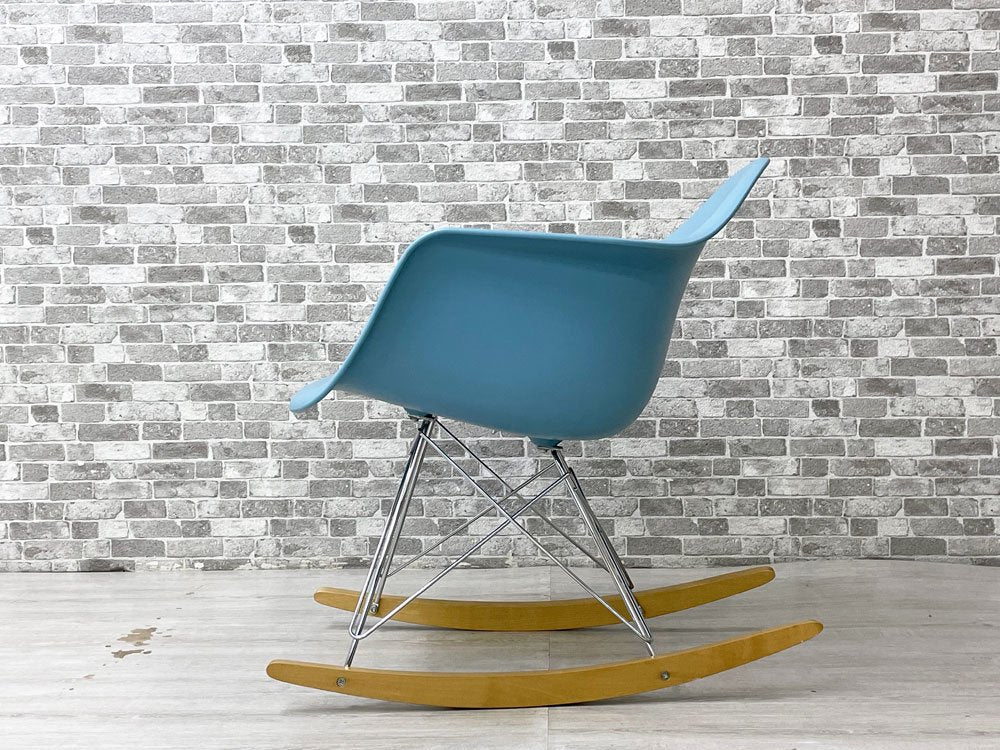 ハーマンミラー Herman Miller アームシェルチェア シェルチェア ロッカーベース ポリプロピレン ペールブルー ロッカーベース イームズ Eames ミッドセンチュリー ●