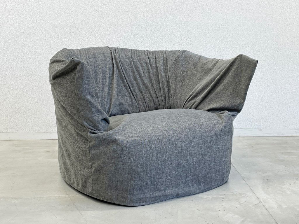 リーンロゼ ligne roset ブリガンタン ROSETBrigantin 1シーター ソファ ファブリック ミッシェル・デュカロワ 美品 専用イージーカバー付 〓