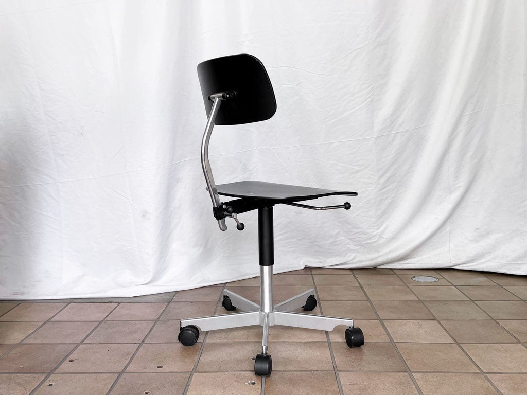 エンゲルブレヒト Engelbrechts ケヴィチェア KEVI CHAIR 2533 ブラック デスクチェア 5本脚 ヨルゲン・ラスムセン デンマーク 北欧家具 ◇