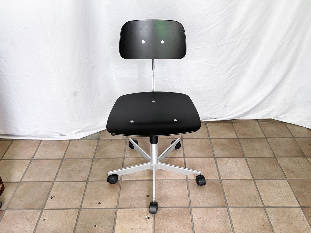 エンゲルブレヒト Engelbrechts ケヴィチェア KEVI CHAIR 2533 ブラック デスクチェア 5本脚 ヨルゲン・ラスムセン デンマーク 北欧家具 ◇