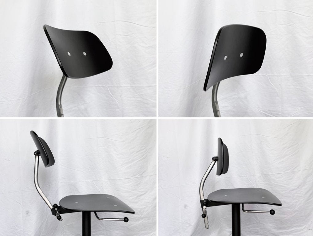 エンゲルブレヒト Engelbrechts ケヴィチェア KEVI CHAIR 2533 ブラック デスクチェア 5本脚 ヨルゲン・ラスムセン デンマーク 北欧家具 ◇