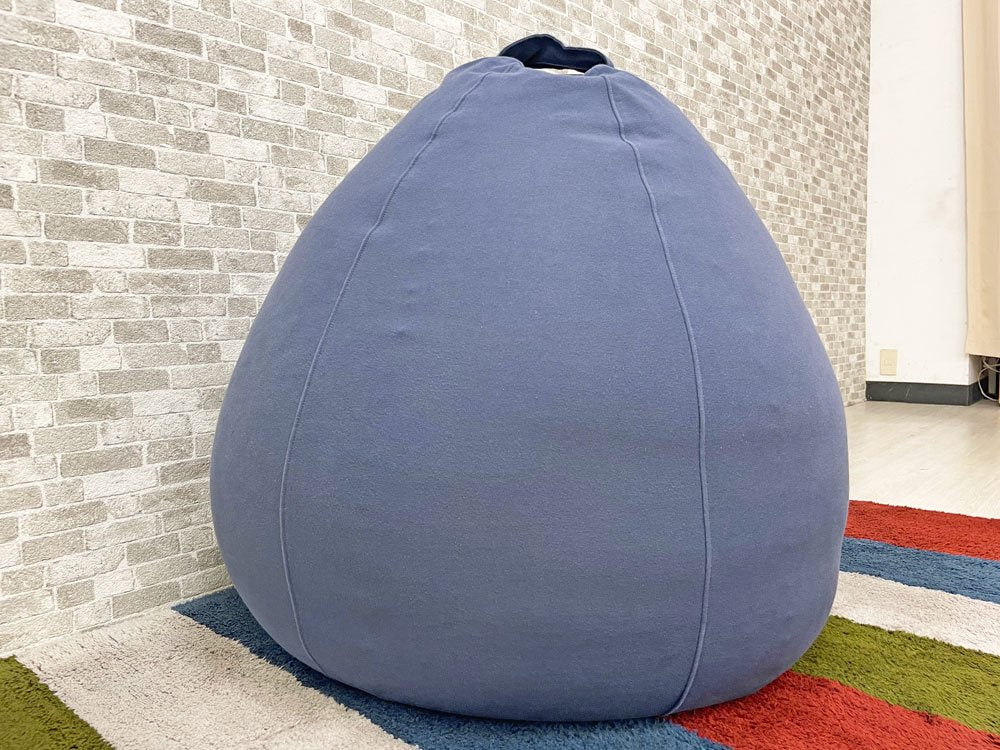 ヨギボー yogibo ポッド Pod 1人掛け ソファ ビーズクッション ネイビー パーソナルチェア 定価￥32,780- ●