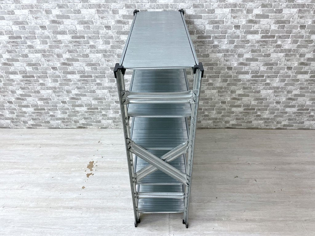 メタルシステム METALSISTEM SUPER123 スチールシェルフ STEEL SHELF 5段 アスプルンド取扱い インダストリアル W98×D34×H106cm 定価￥31,500- ●