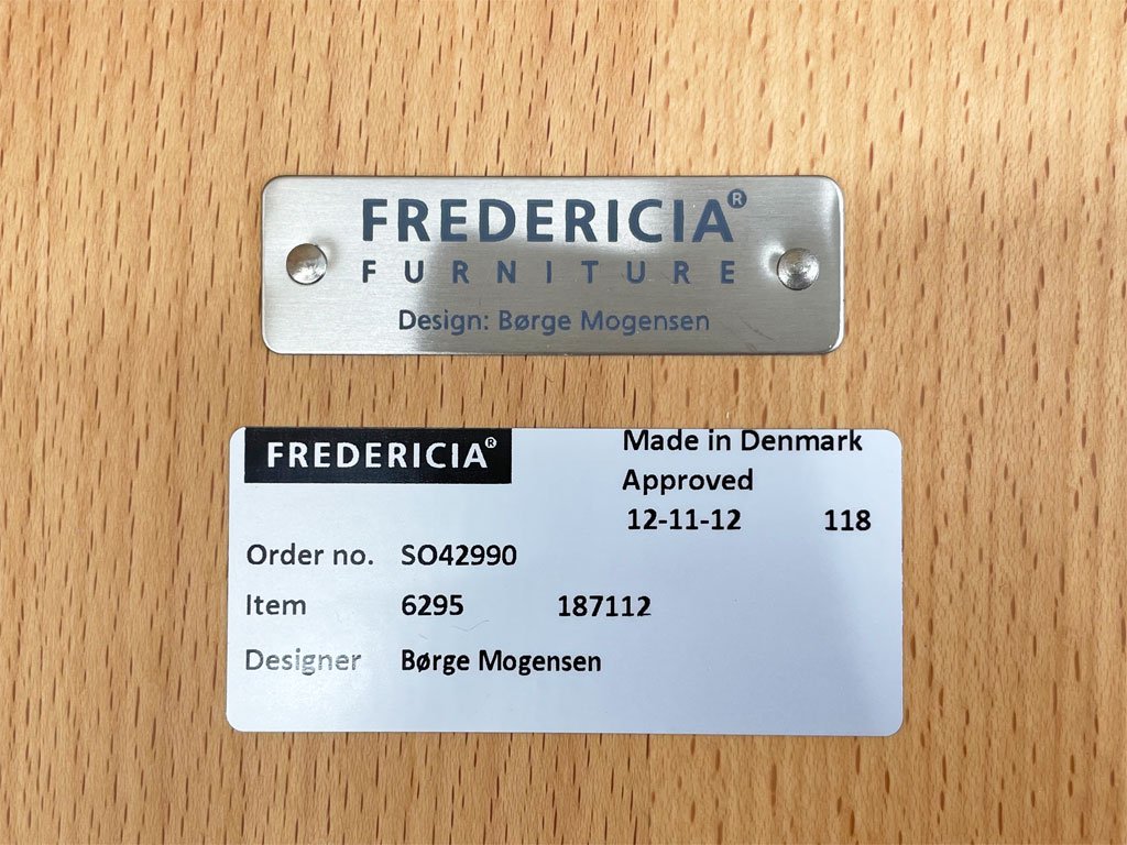 フレデリシア FREDERICIA C18 ダイニングテーブル ビーチ材ラッカー仕上 ボーエ・モーエンセン B. Mogensen デンマーク 新品未使用品 参考価格：\269,500〓