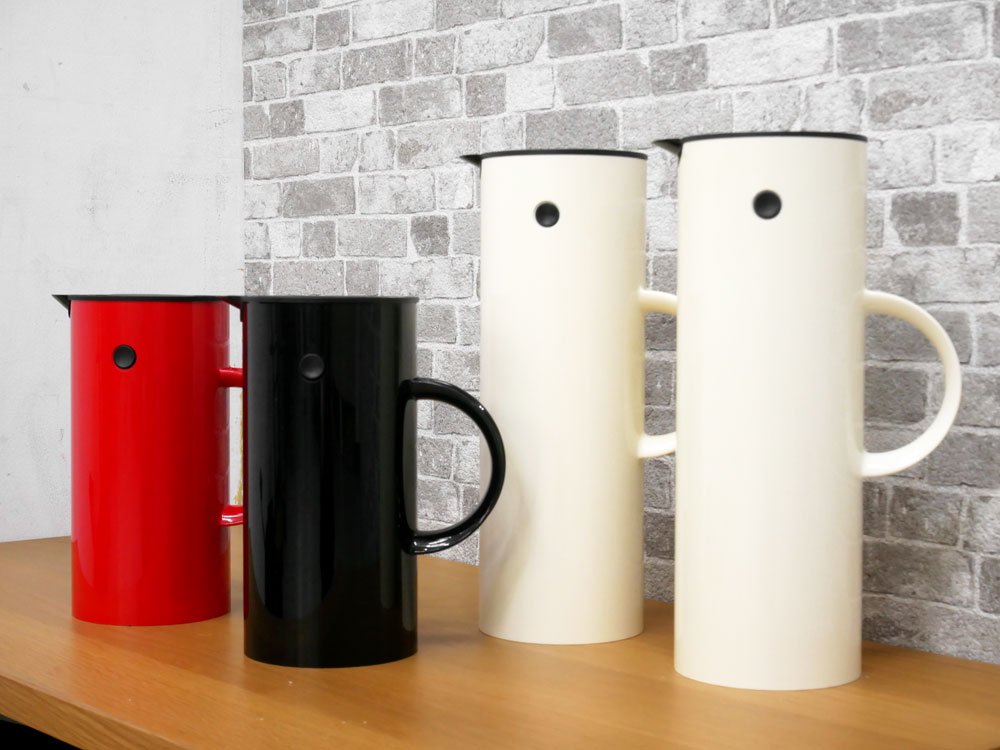 ステルトン Stelton プレスコーヒーメーカー Press Coffee Maker 8カップ レッド 813 エリック・マグヌッセン デンマーク 箱付き 美品 ●