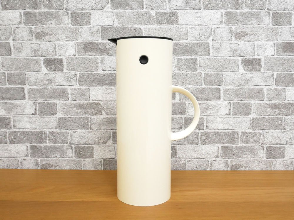 ステルトン Stelton バキュームジャグ Vacuum Jug EM77 ベージュ系 955 廃番カラー ロッカーストッパー付き 1000ml エリック・マグヌッセン デンマーク ●