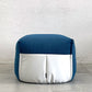 リーンロゼ ligne roset ブリガンタン BRIGANTIN パフ オットマン ファブリック × ホワイトレザー コンビ張り ミッシェル・デュカロワ フレンチモダン 〓