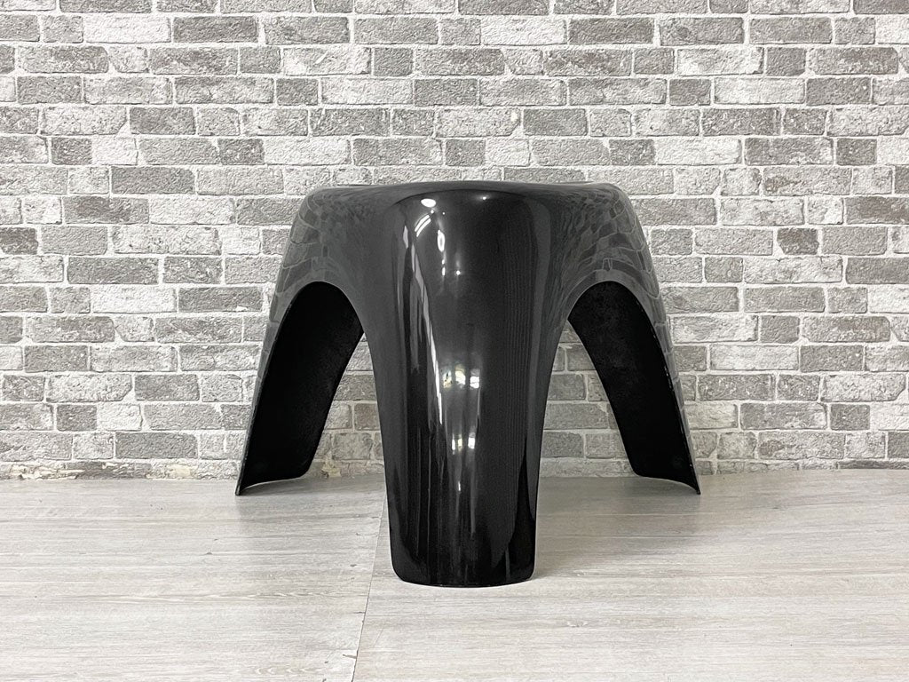 ハビタ habitat エレファントスツール Elephant Stool ブラック FRP製 柳宗理 ミッドセンチュリー 名作家具 イギリス ビンテージ 希少 ●