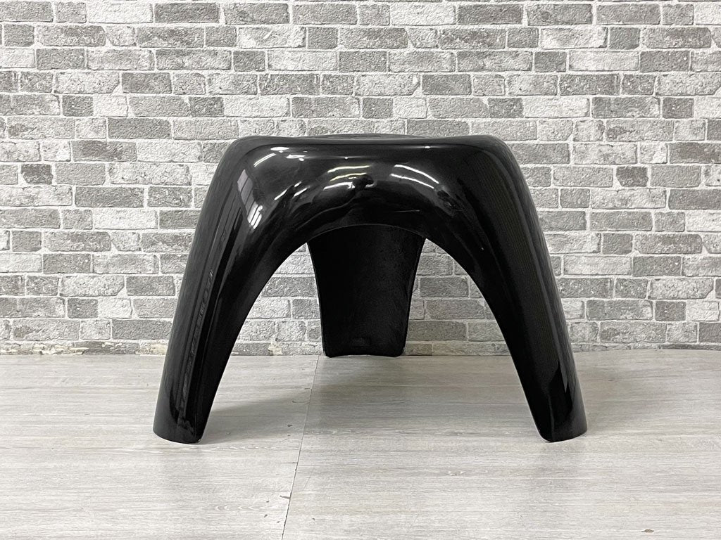 ハビタ habitat エレファントスツール Elephant Stool ブラック FRP製 柳宗理 ミッドセンチュリー 名作家具 イギリス ビンテージ 希少 ●