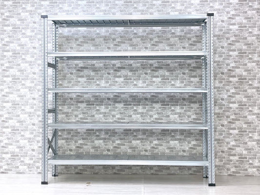 メタルシステム METALSISTEM SUPER123 スチールシェルフ STEEL SHELF 5段 アスプルンド取扱い インダストリアル W188×D41×H185cm 定価￥77,100- ●