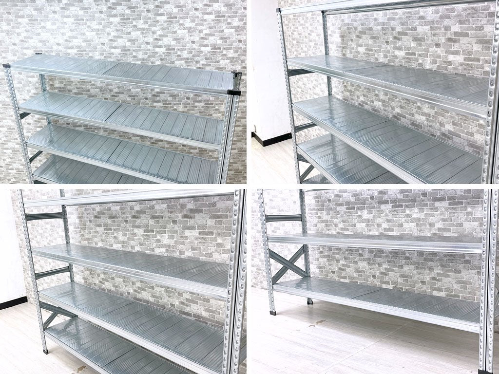 メタルシステム METALSISTEM SUPER123 スチールシェルフ STEEL SHELF 5段 アスプルンド取扱い インダストリアル W188×D41×H185cm 定価￥77,100- ●