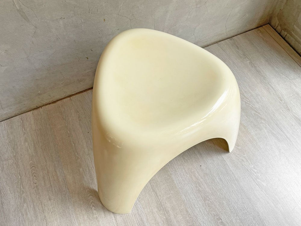 ハビタ habitat エレファントスツール Elephant Stool ホワイト FRP製 柳宗理 ミッドセンチュリー 名作家具 イギリス 希少 ♪