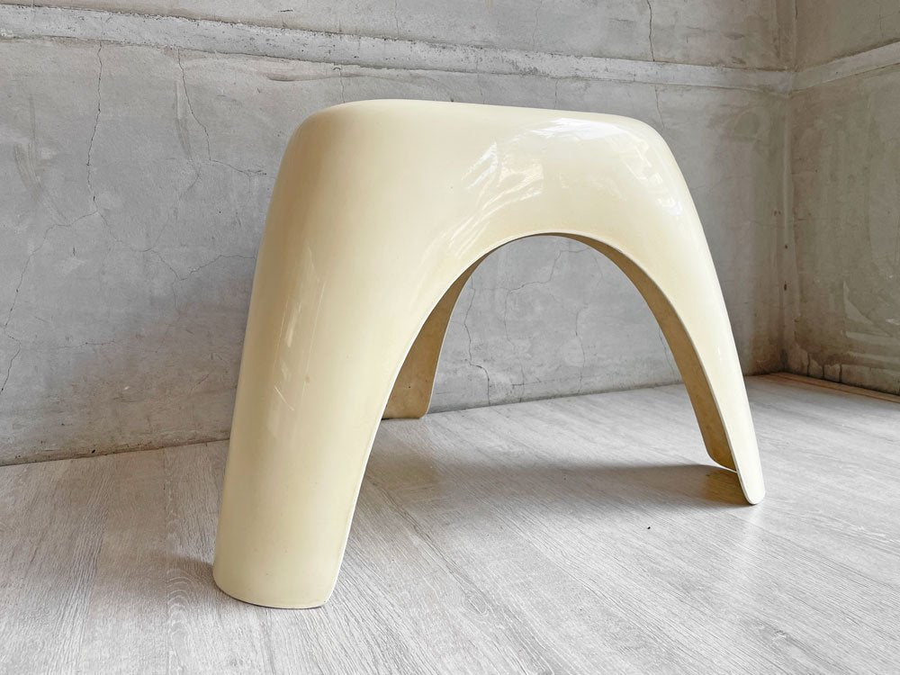 ハビタ habitat エレファントスツール Elephant Stool ホワイト FRP製 柳宗理 ミッドセンチュリー 名作家具 イギリス 希少 ♪