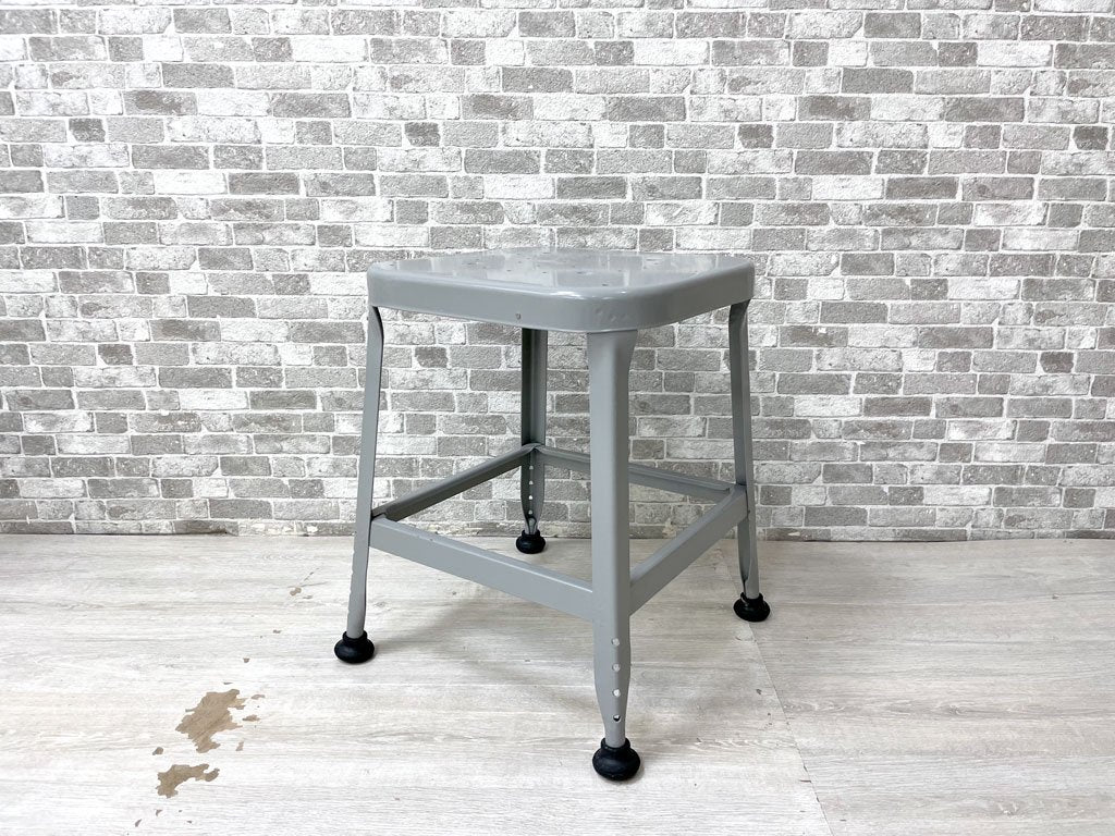 リオン LYON ファクトリースツール FACTORY STOOL グレー Sサイズ インダストリアル ガレージ P.F.S取扱 ●