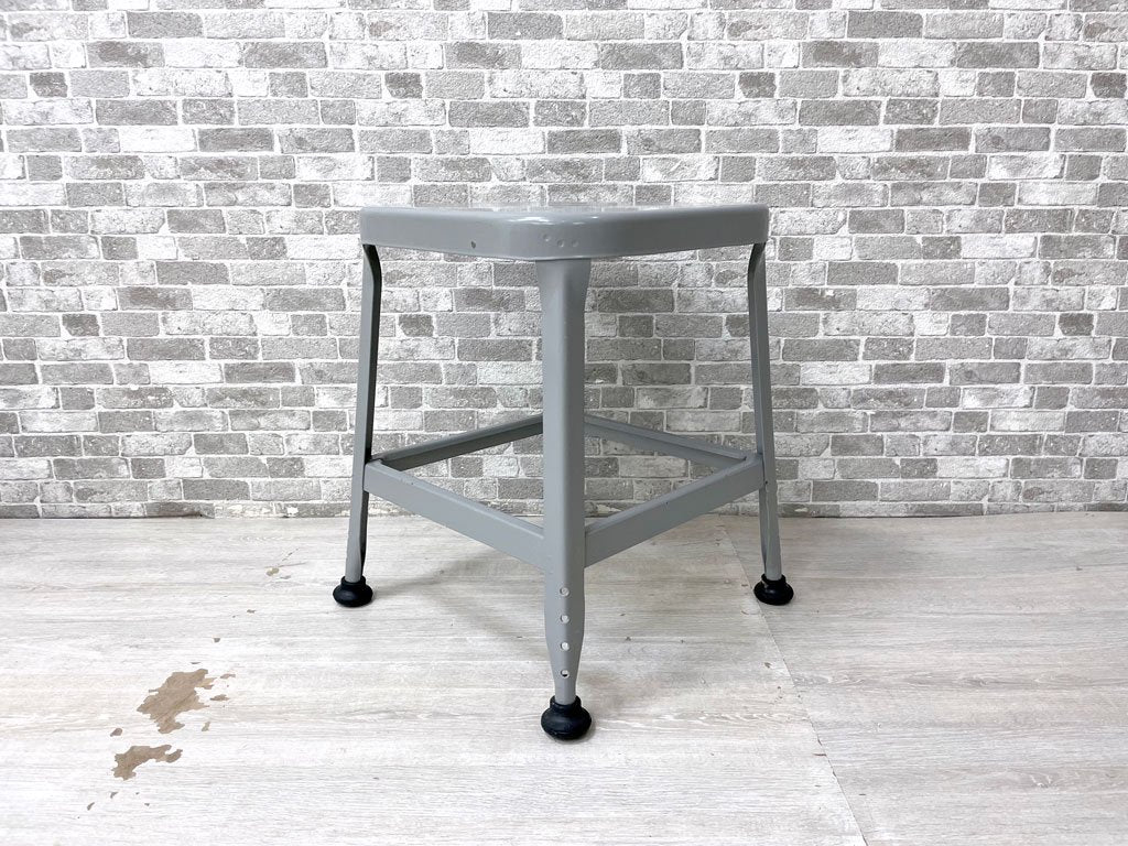 リオン LYON ファクトリースツール FACTORY STOOL グレー Sサイズ インダストリアル ガレージ P.F.S取扱 ●