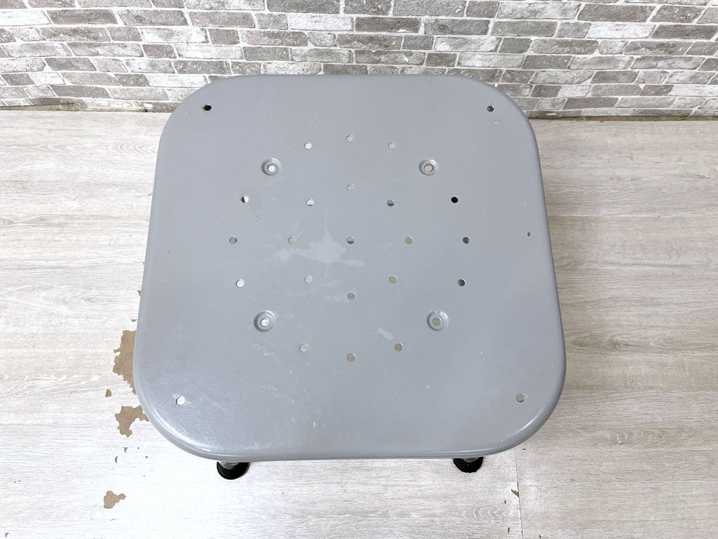 リオン LYON ファクトリースツール FACTORY STOOL グレー Sサイズ インダストリアル ガレージ P.F.S取扱 ●