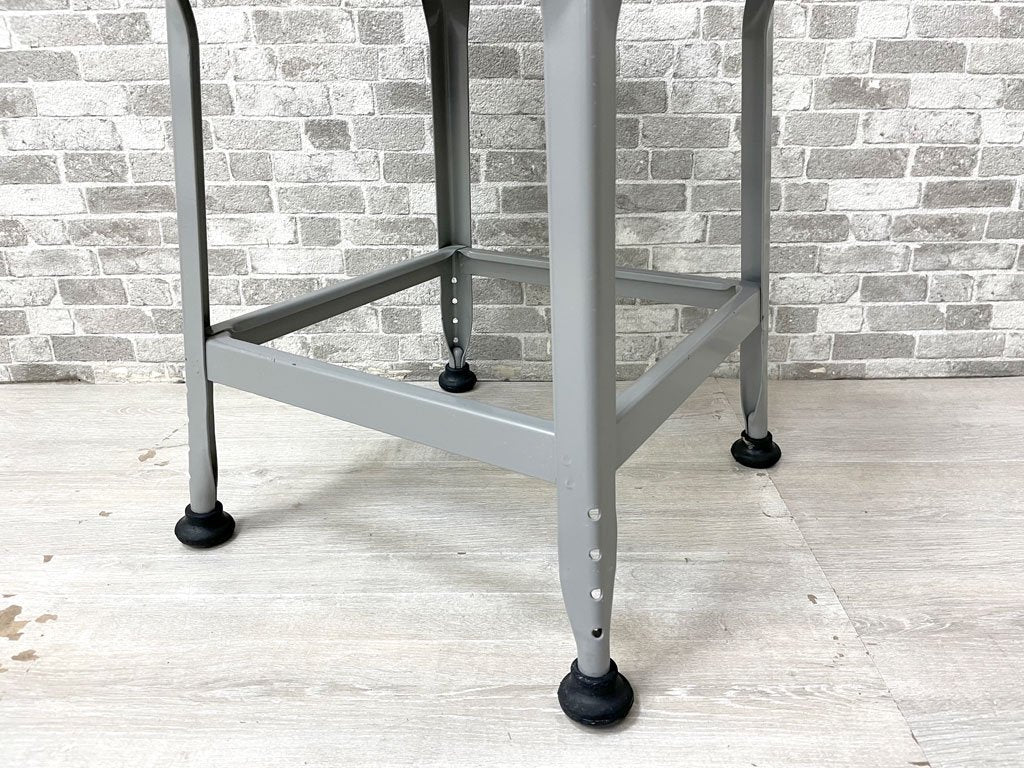 リオン LYON ファクトリースツール FACTORY STOOL グレー Sサイズ インダストリアル ガレージ P.F.S取扱 ●