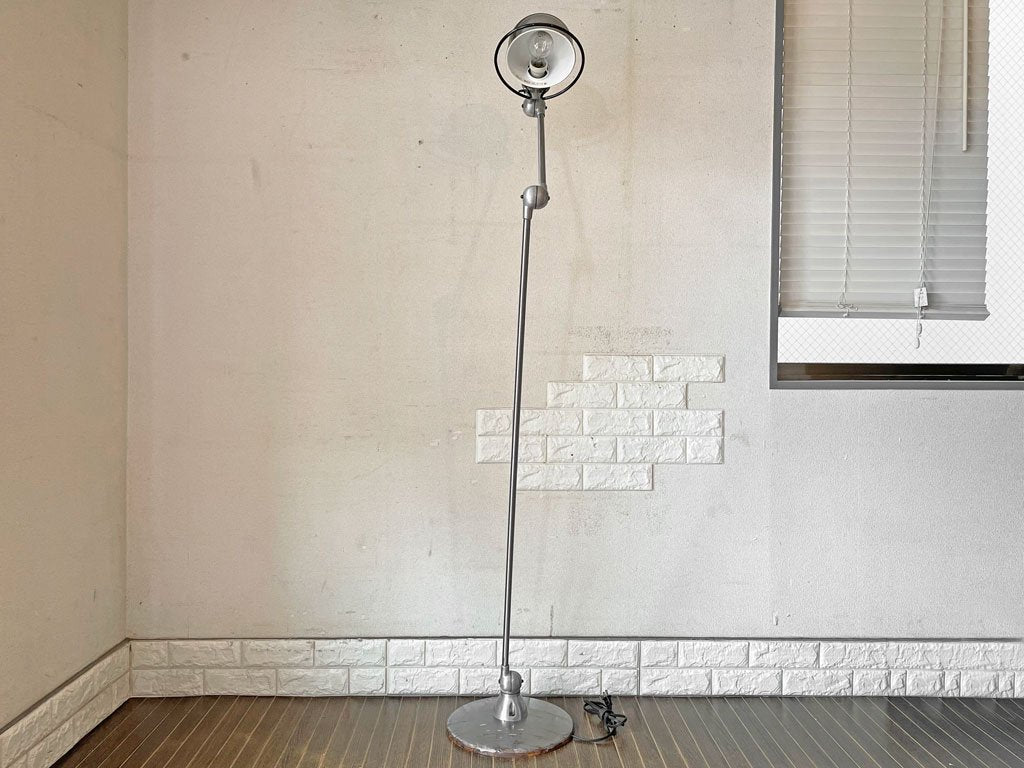 ジェルデ JIELDE フロアランプ 1240 FLOOR LAMP ブラッシュドスチール パシフィックファニチャーサービス取扱い P.F.S 定価123,200円 ◎