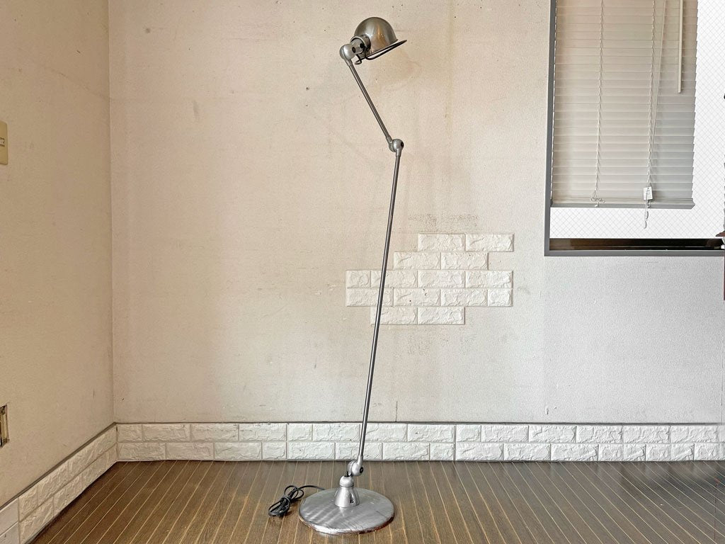 ジェルデ JIELDE フロアランプ 1240 FLOOR LAMP ブラッシュドスチール パシフィックファニチャーサービス取扱い P.F.S 定価123,200円 ◎