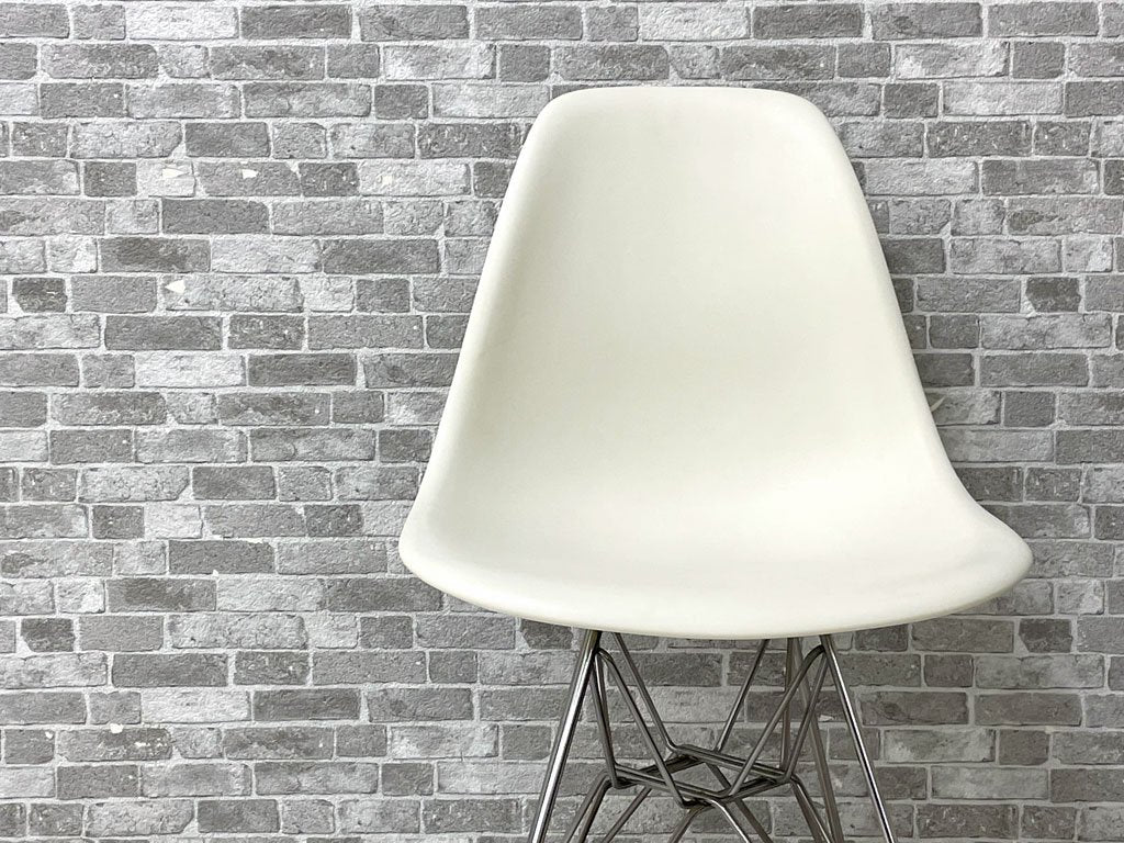 ハーマンミラー Herman Miller サイドシェルチェア ポリプロピレン エッフェルベース C&R イームズ ホワイト ミッドセンチュリー A ●