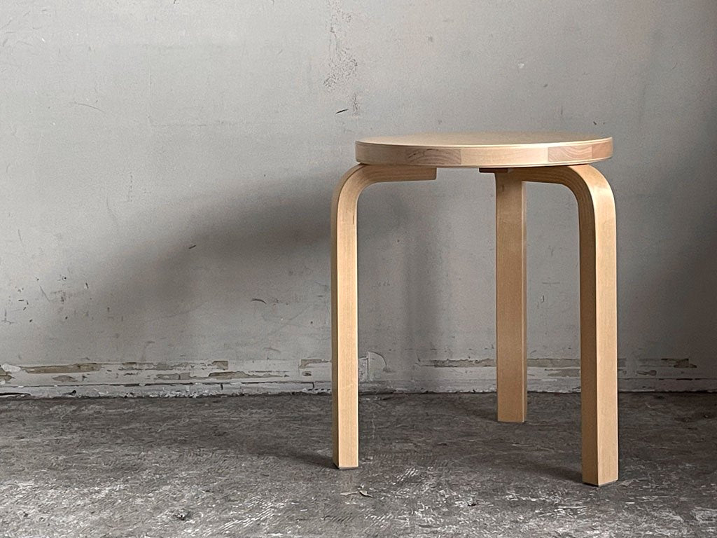 アルテック artek スツール60 Stool60 3本脚 バーチ材 ナチュラル アルヴァ・アアルト 北欧家具 ■