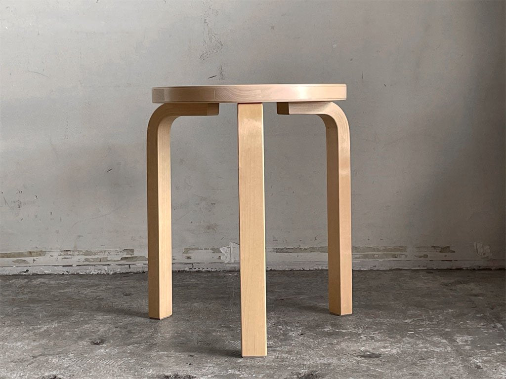 アルテック artek スツール60 Stool60 3本脚 バーチ材 ナチュラル アルヴァ・アアルト 北欧家具 ■