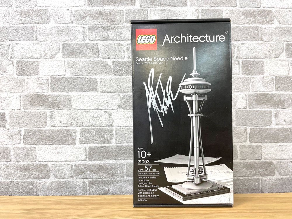 レゴ LEGO アーキテクチャー Architecture シアトルスペースニードル Seattle Space Needle 21003 箱付き 未開封品 サイン入り デンマーク ●