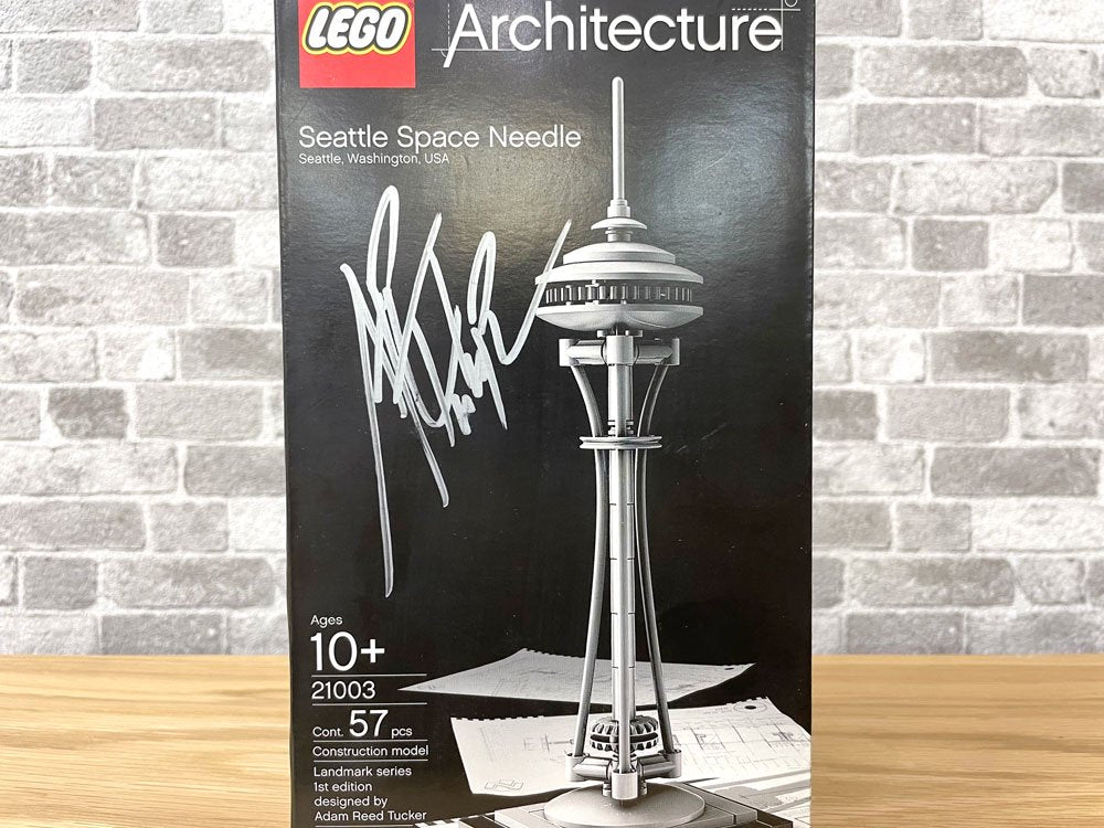 レゴ LEGO アーキテクチャー Architecture シアトルスペースニードル Seattle Space Needle 21003 箱付き 未開封品 サイン入り デンマーク ●