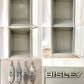 ビスレー BISLEY ベーシック BASIC BLシリーズ BL36/4 ロッカー 4枚扉 縦型 シルバー 鍵付 英国 H180cm 廃番品 ◇