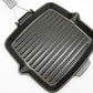 ストウブ STAUB スクエア グリルパン Square Grill Pan 24cm 鋳物 ホーロー シリコンハンドル付き IH対応 フランス製 ●