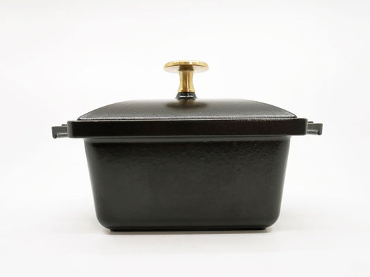 ストウブ STAUB ハーフテリーヌ 鍋 IH対応 16cm 鋳物 ホーロー フランス製 箱付き 参考定価 \ 20,900- ●