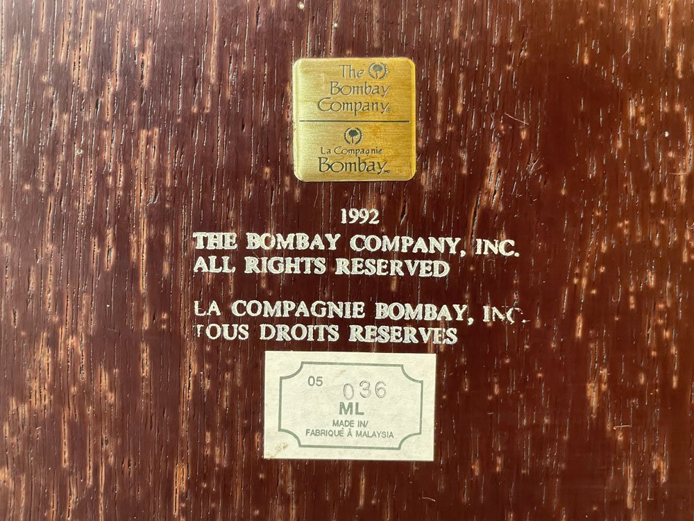 ボンベイカンパニー The Bombay Company ジュエリーキャビネット H96cm アメリカンクラシック ◎