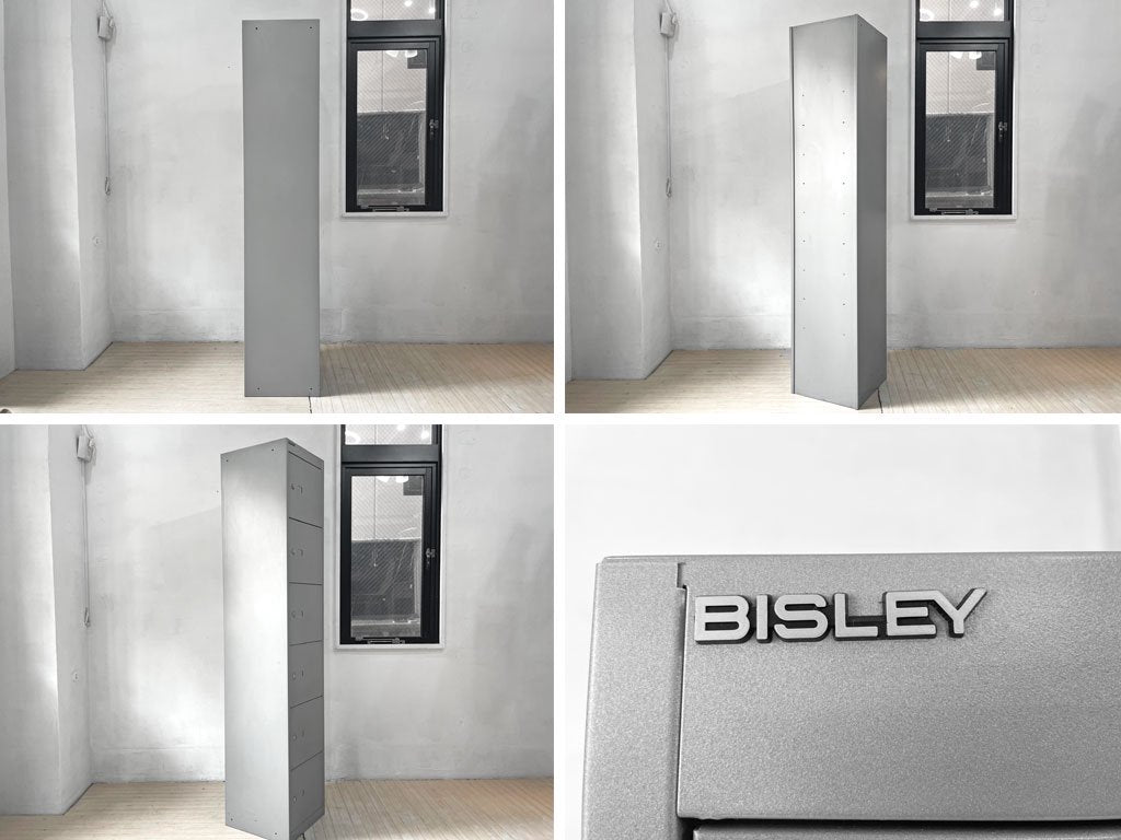 ビスレー BISLEY ベーシック BASIC BLシリーズ 6ドアロッカー キャビネット BL36 6LOCKER 鍵付 6段 スチールロッカー イギリス 英国 ★