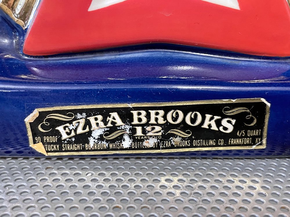 エズラブルックス ezra brooks ウイスキーボトル Veterans of Foreign Wars 75 Years of Service 1973 退役軍人 USビンテージ アメリカ ◇