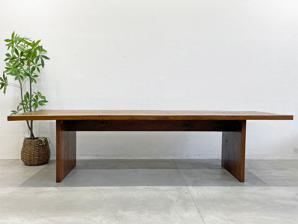 イデー IDEE パシフィックコレクション Pacific Collection フィオーレ テーブル FIORE TABLE オールドチーク無垢材 テーブル幅300ｃｍ 〓