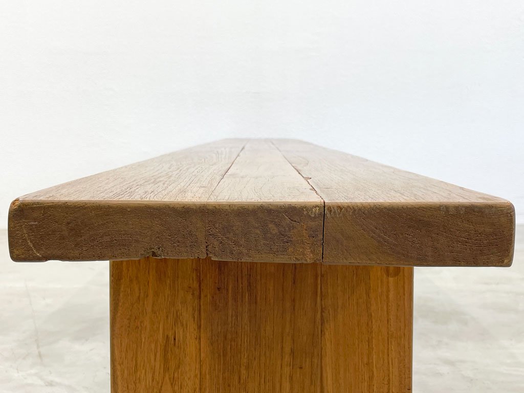 イデー IDEE パシフィックコレクション Pacific Collection フィオーレ ベンチ FIORE TABLE オールドチーク無垢材 ベンチ幅 300ｃｍ 〓