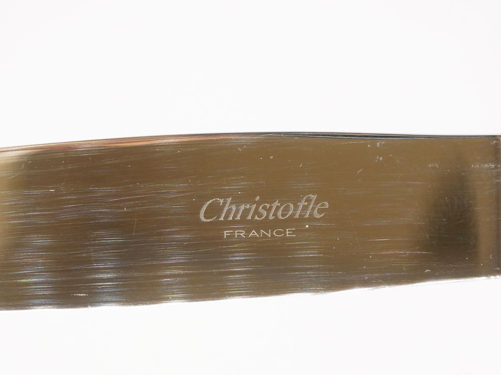 クリストフル CHRISTOFLE アルビ ALBI シルバーコーティング 銀食器 カトラリー スプーン フォーク ナイフ 3本セット C ●
