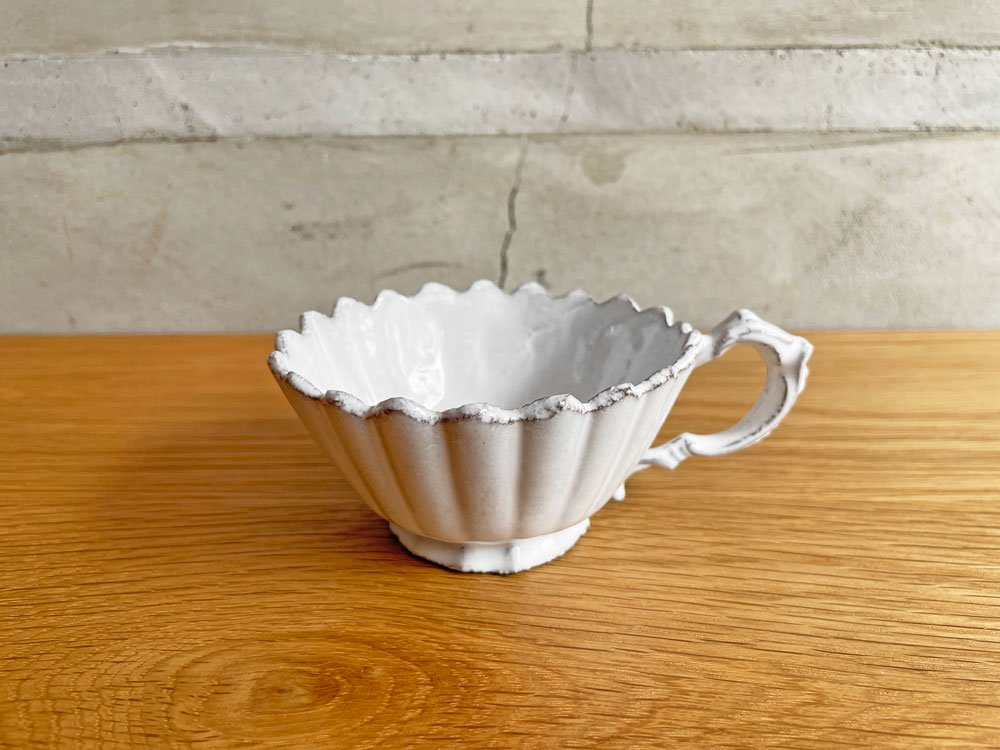 アスティエ・ド・ヴィラット Astier de Villatte マーガレット Marguerite ティーカップ Φ9.5cm 食器 A ♪