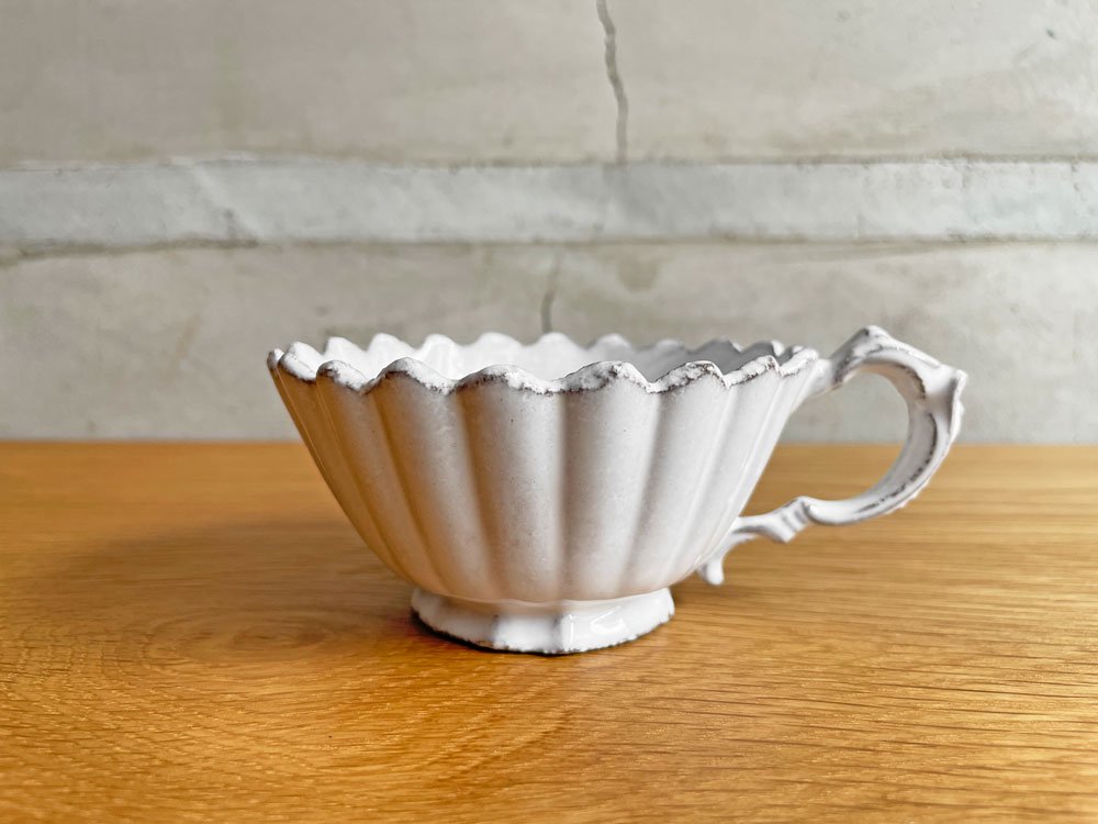 アスティエ・ド・ヴィラット Astier de Villatte マーガレット Marguerite ティーカップ Φ9.5cm 食器 A ♪