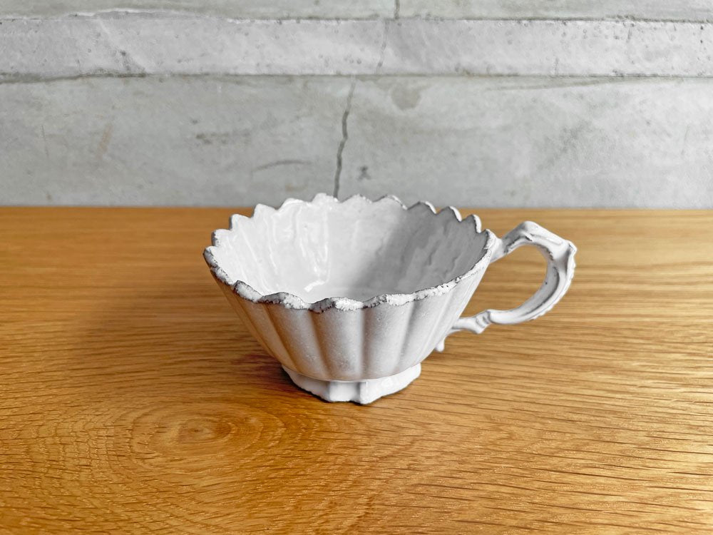 アスティエ・ド・ヴィラット Astier de Villatte マーガレット Marguerite ティーカップ Φ9.5cm 食器 B ♪