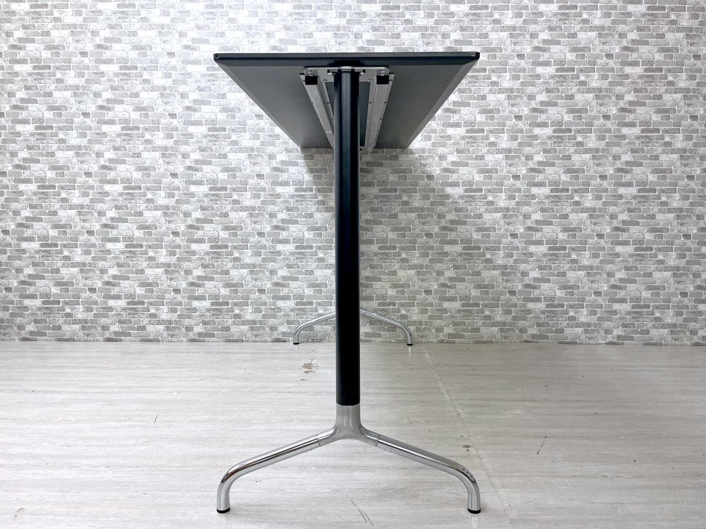 ラナス・ラディウス RANDERS＋RANIUS A/S カウンターテーブル スタンディングデスク ラミネート天板 スチールレッグ ブラック 高さ110cm 北欧 ダニッシュモダン ●