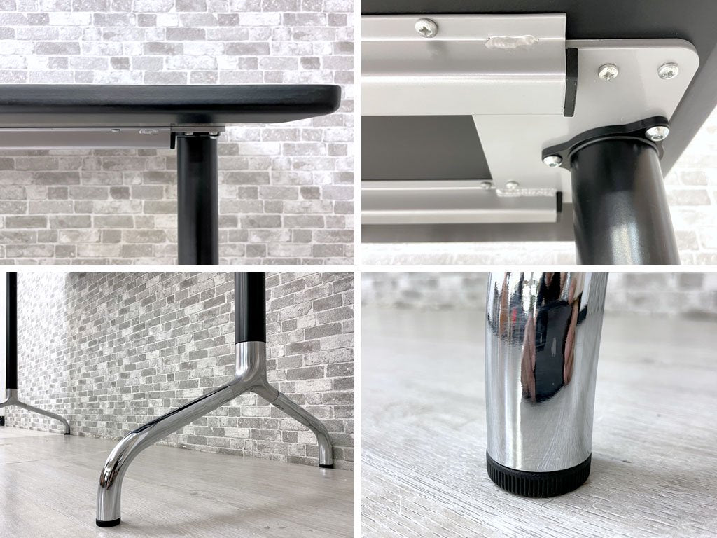 ラナス・ラディウス RANDERS＋RANIUS A/S カウンターテーブル スタンディングデスク ラミネート天板 スチールレッグ ブラック 高さ110cm 北欧 ダニッシュモダン ●